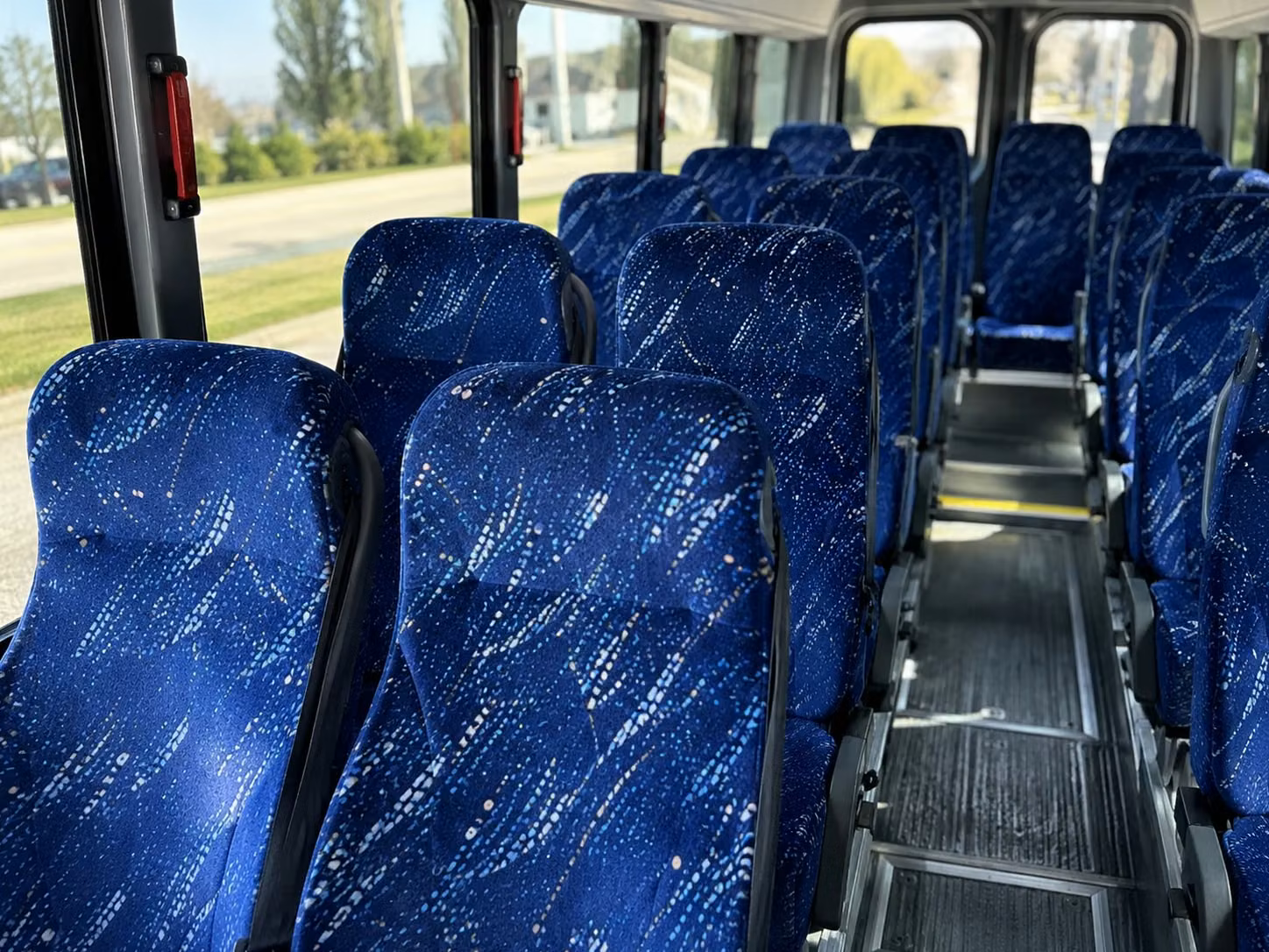 15 passenger minibus interior