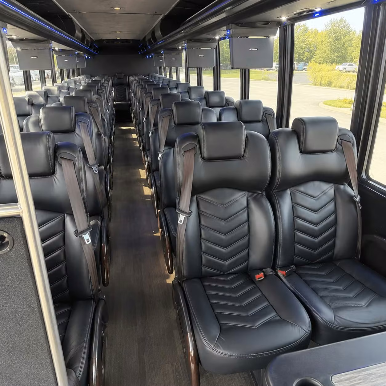 25 passenger minibus interior