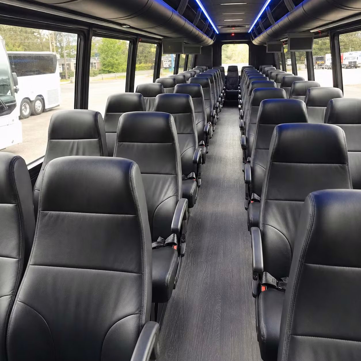 28 passenger minibus interior