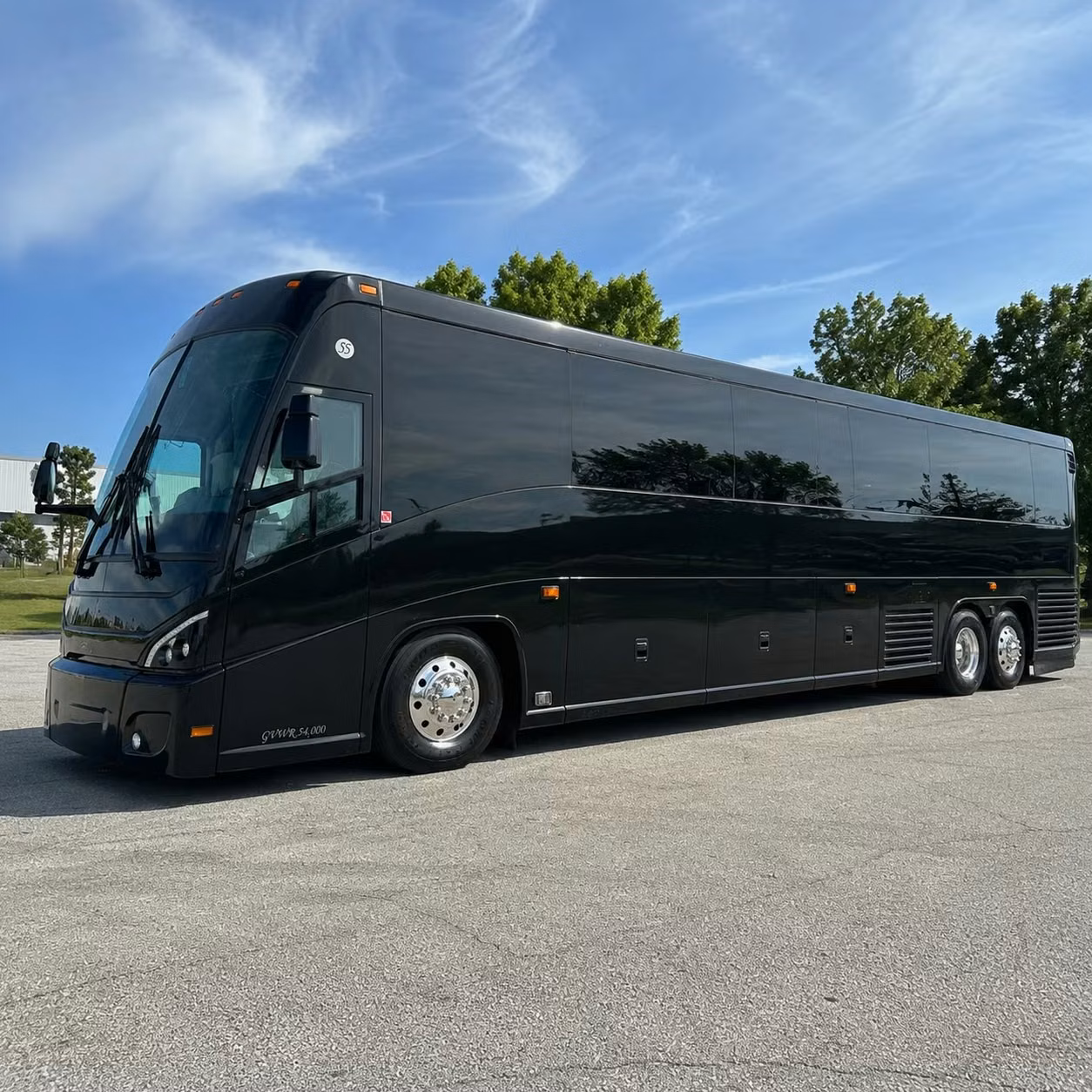 56 passenger charter bus