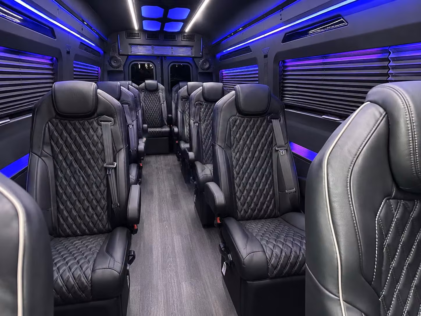 sprinter van with driver interior