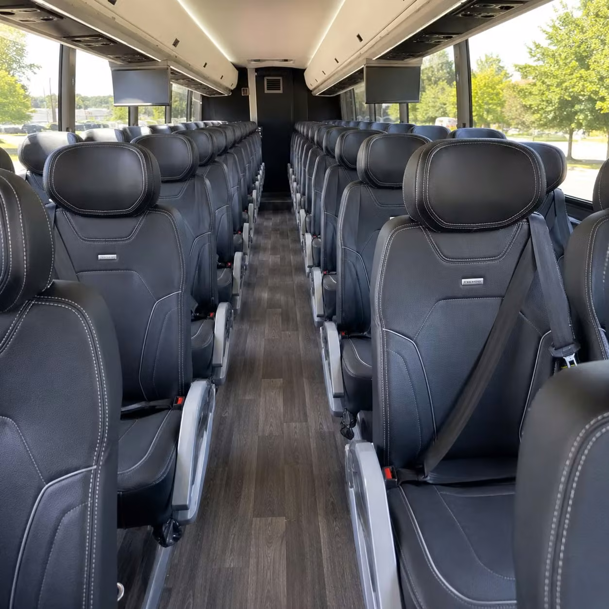 wichita falls charter bus interior