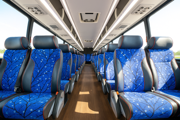 Wichita Falls Charter Bus Inside