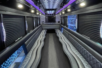 Wichita Falls Party Bus Interior