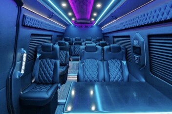 Wichita Falls Sprinter Bus Interior