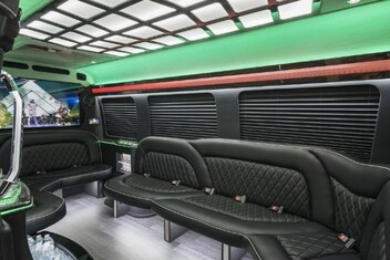 Wichita Falls Sprinter Party Bus Interior